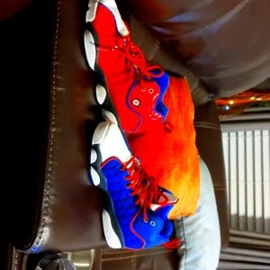 Nike Jordan Jumpman Team II GS University Red Blue